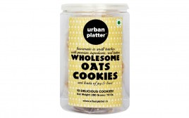 Urban Platter Wholesome Oats Cookies  Plastic Jar  280 grams